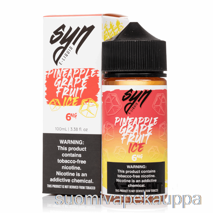 Vape Kauppa Jää Ananas Rypäleen Hedelmä - Syn Nesteet - 100ml 3mg